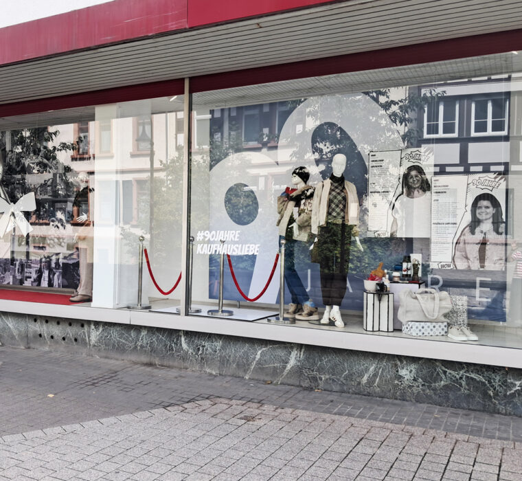 Jubiläumskampagne - Herbst 2026 - Kaufhaus Ganz